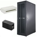 Δομημένη καλωδίωση - καμπίνες rack - patch panel - καλώδια δικτύου
