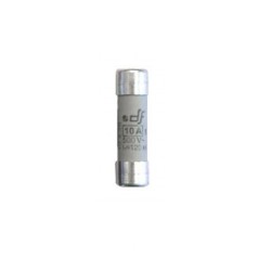 Φυσίγγιο κυλινδρικό πορσελάνης 10x38mm ταχείας καύσεως gG 10A