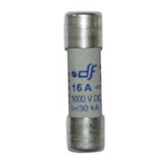 Ασφάλεια κυλινδρική (φυσίγγιο) 10x38mm 16A 900V DC για φωτοβολταϊκά συστήματα Ασφάλεια κυλινδρική (φυσίγγιο) 10x38mm 16A 900V DC για φωτοβολταϊκά συστήματα