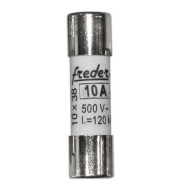 Φυσίγγιο κυλινδρικό Freder 10x38mm 10A gG για φωτοβολταϊκά συστήματα