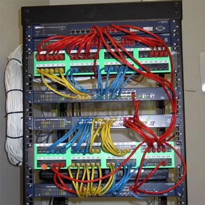 Καλώδιο δικτύου UTP CAT 5e Patch Cord CCA σε κίτρινο χρώμα 0.5m ECO