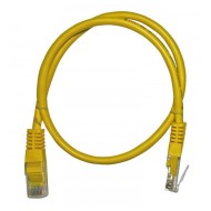 Καλώδιο δικτύου UTP CAT 5e 0.5m κίτρινο χρώμα Patch Cord CU Professional