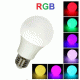Λάμπα smart led A60 αχλάδι 8W Ε27 230V RGB εναλλαγής χρωμάτων με τηλεχειριστήριο