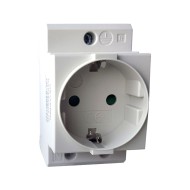 Πρίζα ράγας σούκο 2P+E 16A 2,5M 250V 