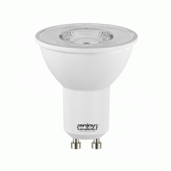 Λάμπα LED GU10 2.4W 220-240V θερμό φως 2700k 250lm δέσμης 36° 15000h Ø50mm