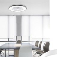Ανεμιστήρας οροφής τηλεχειριζόμενος με LED 36W DIMMABLE & διάμετρο Φ50cm 22W DC με 7 διάφανα ABS πτερύγια λευκός Ανεμιστήρας οροφής τηλεχειριζόμενος με LED 36W DIMMABLE & διάμετρο Φ50cm 22W DC με 7 διάφανα ABS πτερύγια λευκός