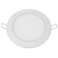 Φωτιστικό LED PANEL οροφής χωνευτό στρόγγυλο Φ150mm 230V 12W με ενδιάμεσο χρώμα φωτός 4000K 1100lm σε λευκό χρώμα