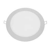 Φωτιστικό PANEL LED χωνευτό λευκό στρόγγυλο 230VAC 18W ενδιάμεσο χρώμα φωτός 4000K 1800lm Φ220mm 