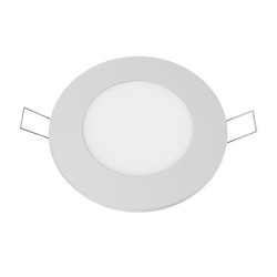 Φωτιστικό LED PANEL οροφής χωνευτό στρόγγυλο Φ100mm 230V 6W με ενδιάμεσο χρώμα φωτός 4000K 470lm σε λευκό χρώμα Φωτιστικό LED PANEL οροφής χωνευτό στρόγγυλο Φ100mm 230V 6W με ενδιάμεσο χρώμα φωτός 4000K 470lm σε λευκό χρώμα