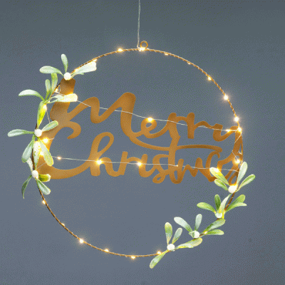 Διακοσμητικό κρεμαστό κύκλος MERRY CHRISTMAS φωτιζόμενο με 40 led λαμπάκια σε θερμό φως με μπαταρία 2ΧΑΑ IP20 Φ40cm Διακοσμητικό κρεμαστό κύκλος MERRY CHRISTMAS φωτιζόμενο με 40 led λαμπάκια σε θερμό φως με μπαταρία 2ΧΑΑ IP20 Φ40cm