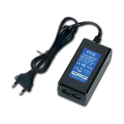 Τροφοδoτικό POE 48V 1A με 2 θύρες RJ45 90x30x48mm