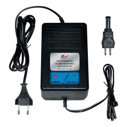 Αυτόματος φορτιστής μπαταριών 12V 2A 12-C02 για μπαταρίες μολύβδου LEAD-ACID 20Ah 160x80x70mm