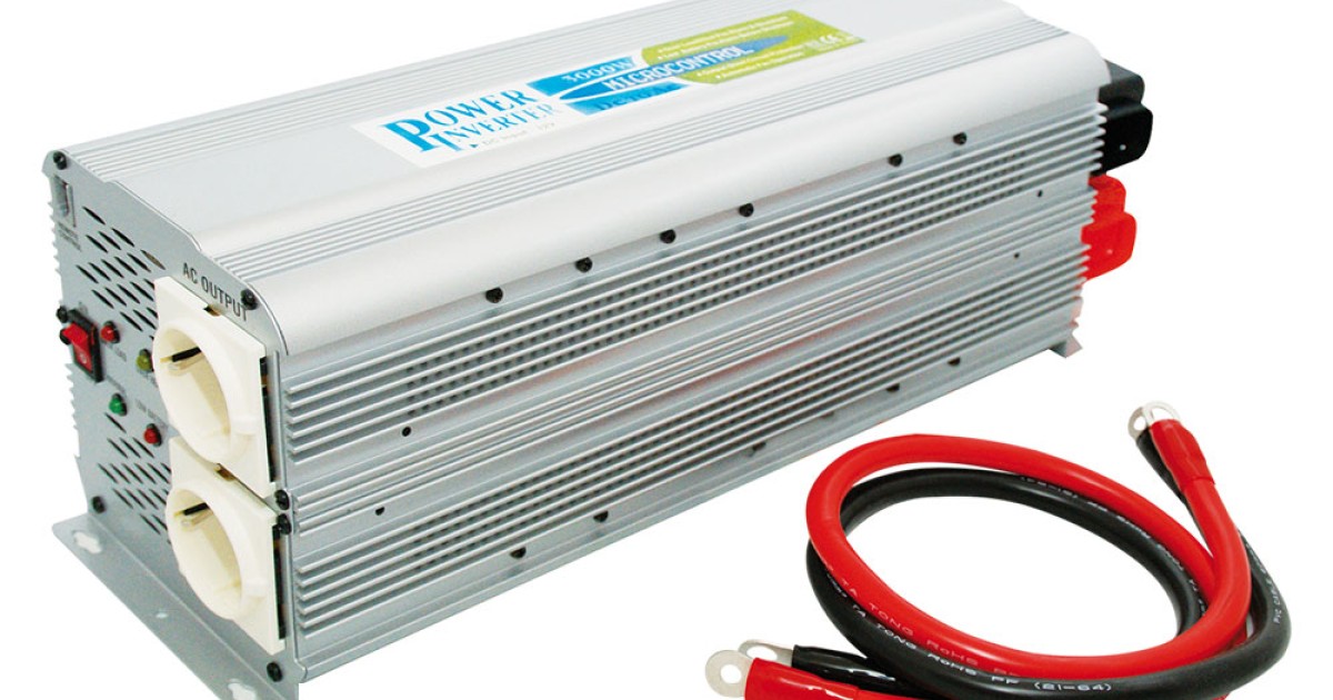 Inverter HP-3000-12 12V DC σε 230V AC 3000VA 360x168x152mm - AMA-8-1-8