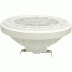 Λάμπα Led τύπου AR111 G53 15W 12V AC/DC θερμό φως 3000k 1300Lm δέσμης 45° Ra80