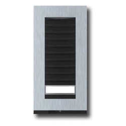 Πρόσοψη μπουρονιέρας targa με 1 πλήκτρο για ήχο HPC/1 ST ανθρακί χρώμα