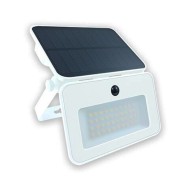 Ηλιακός προβολέας LED 6W με ανιχνευτή κίνησης υπερύθρων και φωτοκύταρρο ημέρας νύχτας 900lm CCT λευκός