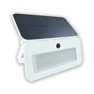  Ηλιακός προβολέας LED 8W λευκός με ανιχνευτή κίνησης υπερύθρων και φωτοκύταρρο ημέρας-νύχτας 1200lm CCT 