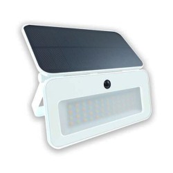  Ηλιακός προβολέας LED 8W λευκός με ανιχνευτή κίνησης υπερύθρων και φωτοκύταρρο ημέρας-νύχτας 1200lm CCT 