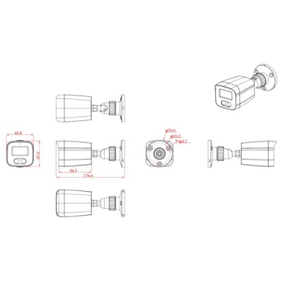 Κάμερα LONGSE IP BMSDFG400W μεWiFi & φακό 2.8mm 1/3" CMOS & ανάλυση 4MP, SD στεγανή IP67 Κάμερα LONGSE IP BMSDFG400W μεWiFi & φακό 2.8mm 1/3" CMOS & ανάλυση 4MP, SD στεγανή IP67