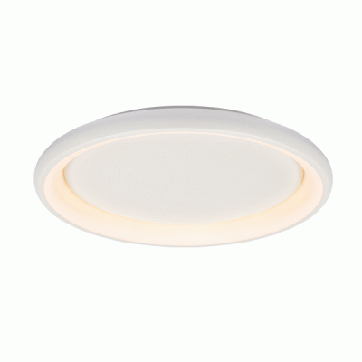 Φωτιστικό οροφής LED DIANA 34W θερμό φως 3000k 2330lm λευκό μεταλλικό D41xH8,5cm Φωτιστικό οροφής LED DIANA 34W θερμό φως 3000k 2330lm λευκό μεταλλικό D41xH8,5cm