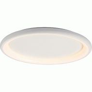Φωτιστικό οροφής LED 100W θερμό φως 3000k 7010lm D81xh8,5cm λευκό μεταλλικό