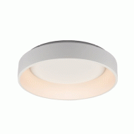 Φωτιστικό οροφής LED 48W θερμό φως 3000k 2630lm D60xh14cm μεταλλικό λευκό