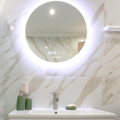 BRUNO καθρέφτης μπάνιου LED BRN-0200, στρόγγυλος, 24W, Φ70cm, IP67