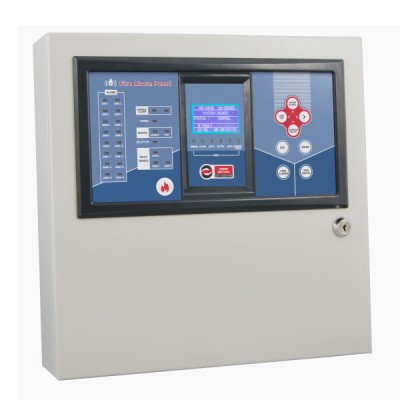 Πίνακας πυρανίχνευσης 8 ζωνών με οθόνη AUX RELAY IP30