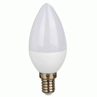 Λάμπα LED κεράκι E14 5W 42V AC θερμό φως 3000k 440Lm δέσμης 230° Λάμπα LED κεράκι E14 5W 42V AC θερμό φως 3000k 440Lm δέσμης 230°