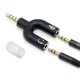 Splitter POWERTECH CAB-J043 3.5mm 4pin αρσενικό σε 2x 3.5mm 4pin θηλυκό Splitter POWERTECH CAB-J043 3.5mm 4pin αρσενικό σε 2x 3.5mm 4pin θηλυκό
