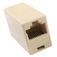 Εξάρτημα UTP μούφα RJ 45 POWERTECH CAB-N040 θηλυκό/θηλυκό λευκό 8P8C
