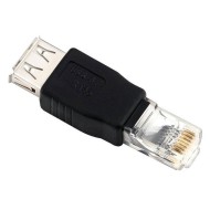 Αντάπτορας POWERTECH CAB-U085 από USB 2.0 female σε RJ45