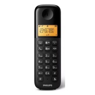 Ασύρματο τηλέφωνο PHILIPS D1601B/34 με ελληνικό μενού και κλείδωμα πληκτρολογίου