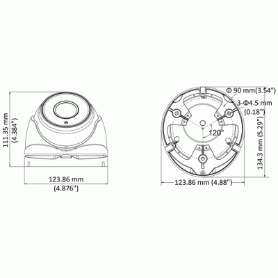 Κάμερα Dome HIKVISION DS-2CE56D8T-IT3Z TURBO HD TVI 2Mpixels με φακό Motorized Varifocal 2.8~12mm Κάμερα Dome HIKVISION DS-2CE56D8T-IT3Z TURBO HD TVI 2Mpixels με φακό Motorized Varifocal 2.8~12mm