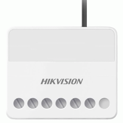 Ασύρματη μονάδα Relay Hikvision DS-PM1-O1L-WE με λειτουργία αυτοματισμού και πλήκτρο on/off