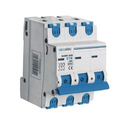 Ασφάλεια τριπολική αυτόματη MCB 3P 400V καμπύλης C 63Α 6kA 