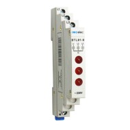 Ενδεικτική λυχνία ράγας τριπλή κόκκινη 3P 230V