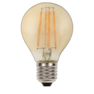 Λάμπα led filament σφαιρική amper P45 Ε27 4W 230V ντιμαριζόμενη 2400k θερμό λευκό φως 360lumen