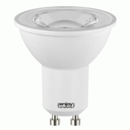 Λάμπα LED GU10 2.4W 220-240V θερμό φως 3000k 240lm δέσμης 110° 15000h