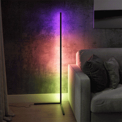 Led smart φωτιστικό κολώνα για γωνίες 12W 1.4m εσωτερικών χώρων IP20 ντιμαριζόμενο
