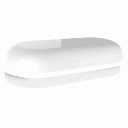 Led καραβοχελώνα CRETTA 13W 230V ψυχρό φως 6500k 1200lm δέσμης 110° 15000h στεγανή IP65