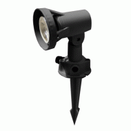 Φωτιστικό κήπου καρφωτό LED PAR20 6W ενδιάμεσο φως 4000k 600lm δέσμης 36⁰ μαύρο στεγανό IP65