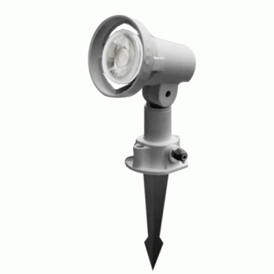 Φωτιστικό κήπου καρφωτό LED PAR20 6W θερμό φως 3000k 600lm δέσμης 36⁰ γκρι στεγανό IP65 Φωτιστικό κήπου καρφωτό LED PAR20 6W θερμό φως 3000k 600lm δέσμης 36⁰ γκρι στεγανό IP65