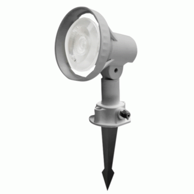 Φωτιστικό κήπου καρφωτό LED PAR30 10W ψυχρό φως 6500k 850lm δέσμης 36⁰ γκρι στεγανό IP65 Φωτιστικό κήπου καρφωτό LED PAR30 10W ψυχρό φως 6500k 850lm δέσμης 36⁰ γκρι στεγανό IP65