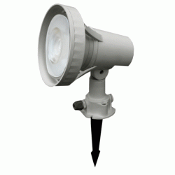 Φωτιστικό κήπου καρφωτό LED PAR38 15W ψυχρό φως 6500k 1300lm δέσμης 36⁰ γκρι στεγανό IP65