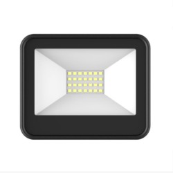Προβολέας LED FloodLight black 20W 230V 4000k ενδιάμεσο λευκό φως 1800lm δέσμης 110° στεγανός IP65