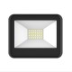 Προβολέας LED FloodLight black 20W 230V 4000k ενδιάμεσο λευκό φως 1800lm δέσμης 110° στεγανός IP65