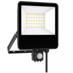 Προβολέας LED 50W 220-240V ψυχρό φως 6500k 4500lm με αισθητήρα μέρας νύχτας & κίνησης IP65