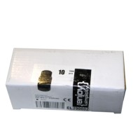 Ντουί βακελίτου Ε14 με μεταλλικό σπείρωμα M10x1 σε μαύρο χρώμα