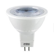 Λάμπα LED GU5.3 MR16 5W 230V 6500k ψυχρό λευκό φως 400lm δέσμης 38° 25000h